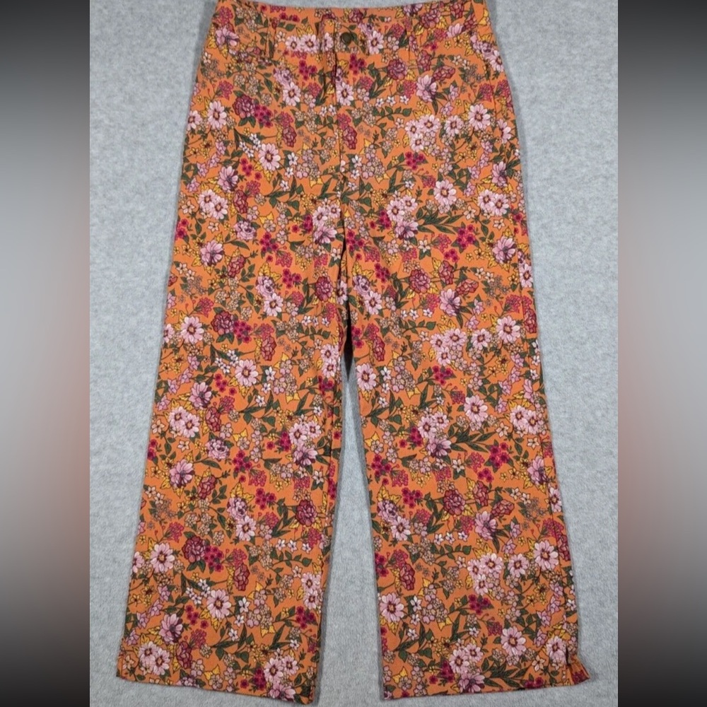Adyson Parker | NWT All Over Garden Wide Leg Crop  Floral Pants
